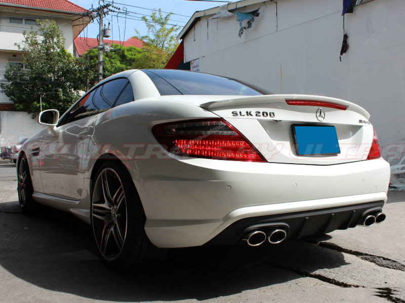 PAINTED SLK250 MERCEDES BENZ R172 SLK CONVERTIBLE A TYPE TRUNK SPOILER SLK3502