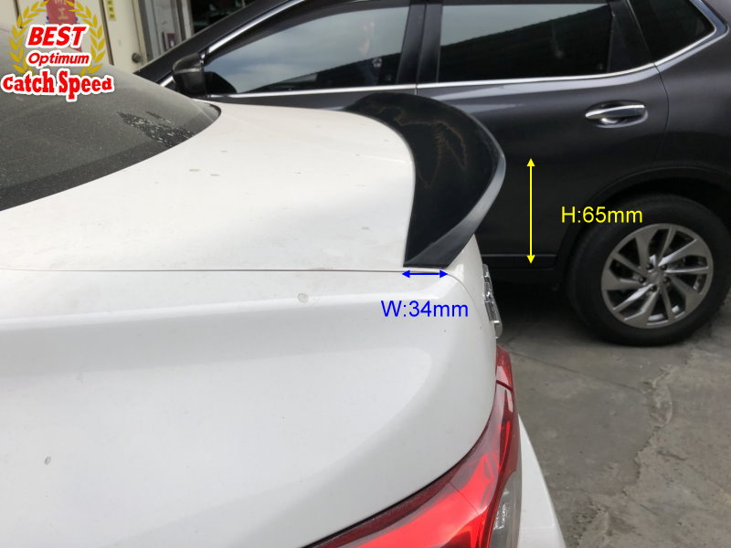 DUCKBILL 522ET PUF Rear Trunk Spoiler Wing Fits 2003~07